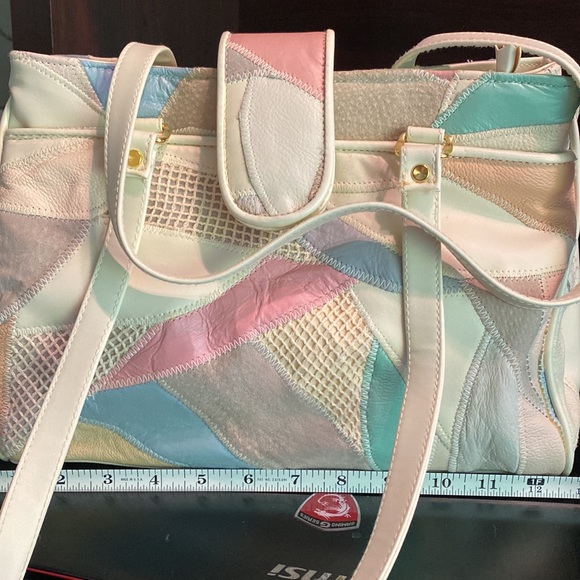 Pretty patchwork style bag - Picture 3 of 5